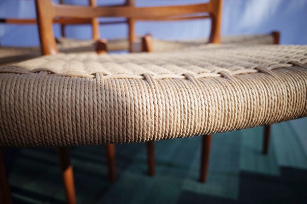 Danish Teak Chairs Model 82 by Niels O. Møller, 1960s, Set of 4-BHX-2040510