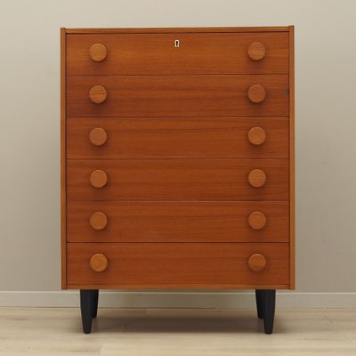 Danish Teak Chest of Drawers, 1960s-VND-1823498