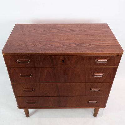 Danish Teak Chest of Drawers, 1960s-UY-1000757