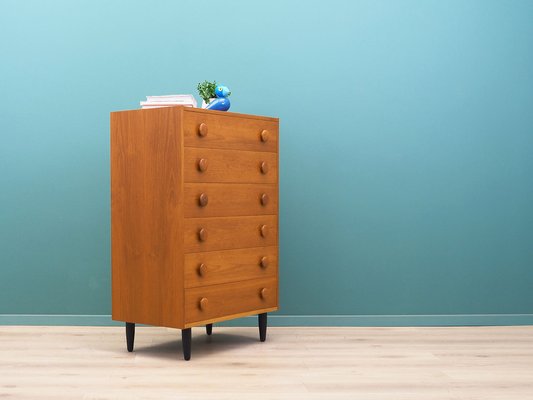 Danish Teak Chest of Drawers, 1960s-VND-1784312