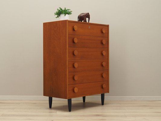 Danish Teak Chest of Drawers, 1960s-VND-1823498