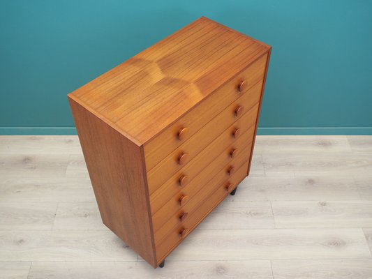 Danish Teak Chest of Drawers, 1960s-VND-1784296