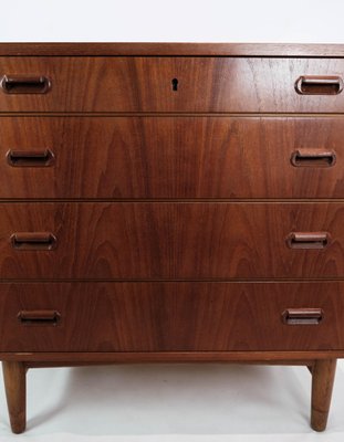 Danish Teak Chest of Drawers, 1960s-UY-1000757