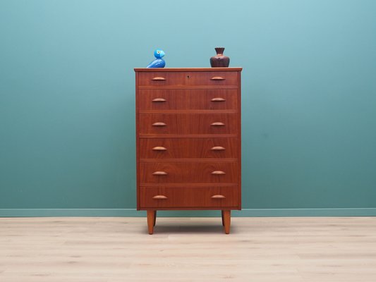 Danish Teak Chest of Drawers, 1970s-VND-2019676