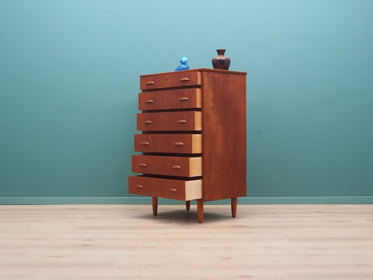 Danish Teak Chest of Drawers, 1970s-VND-2019676