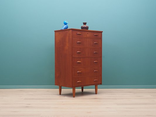 Danish Teak Chest of Drawers, 1970s-VND-2019676