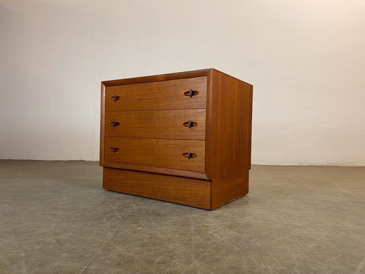 Danish Teak Chest of Drawers attributed to H.W. Klein for Bramin, 1960s-QDV-1572419