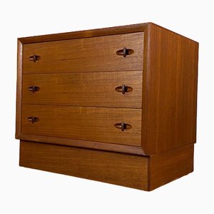 Danish Teak Chest of Drawers attributed to H.W. Klein for Bramin, 1960s-QDV-1572419