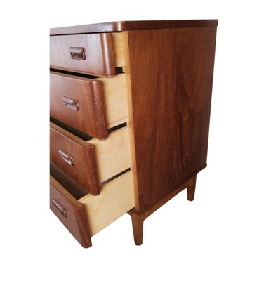 Danish Teak Chest of Drawers with 4 Drawers, 1960s-UY-1250579