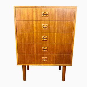 Danish Teak Chest of Drawers-ROJ-1317635