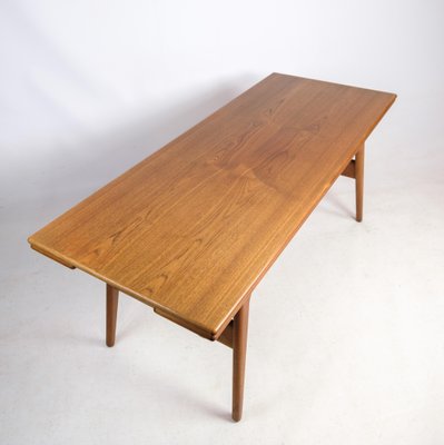 Danish Teak Coffee or Dining Table, 1960s-UY-1425727