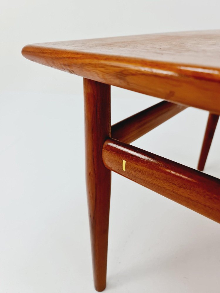 Danish Teak Coffee Table by Grete Jalk for Glostrup Møbelfabrik, 1960s