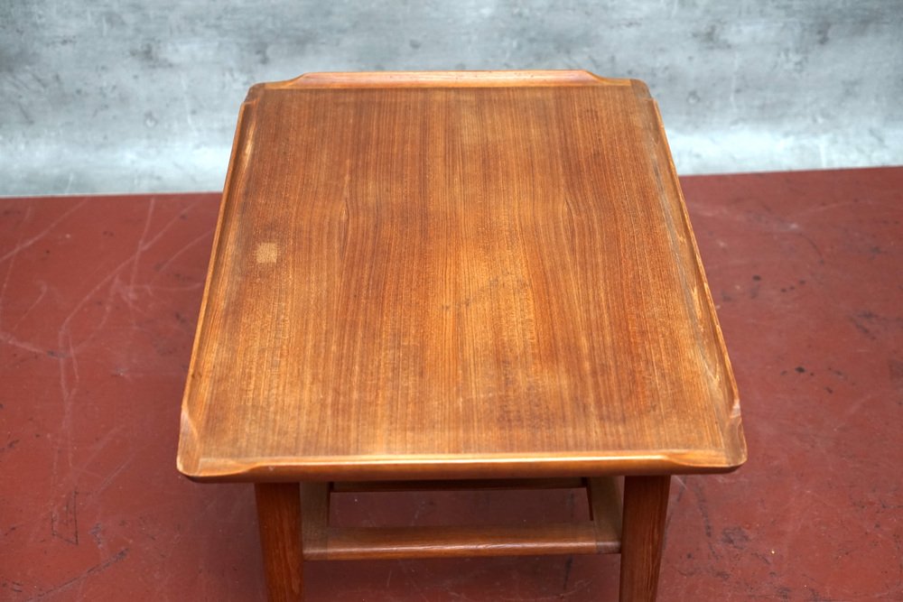 Danish Teak Coffee Table by Holger Georg Jensen for Cubus, 1960s