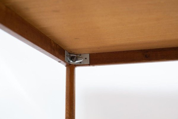 Danish Teak Coffee Table with Brown Ceramic Tiles, 1960s-UY-838863