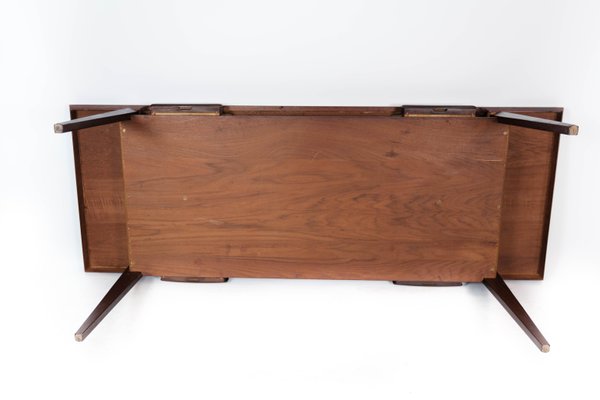 Danish Teak Coffee Table with Drawer, 1960s-UY-999237