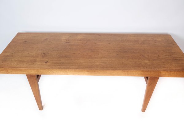 Danish Teak Coffee Table with Drawer, 1960s-UY-999236