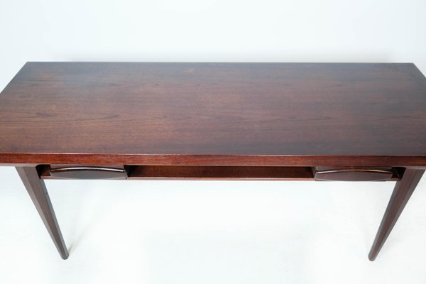 Danish Teak Coffee Table with Drawer, 1960s-UY-999237