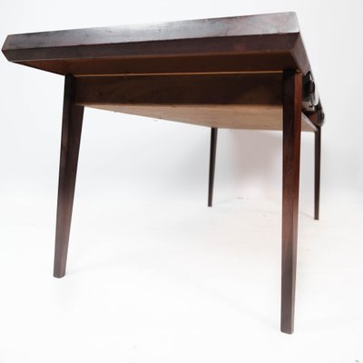 Danish Teak Coffee Table with Drawer, 1960s-UY-999237