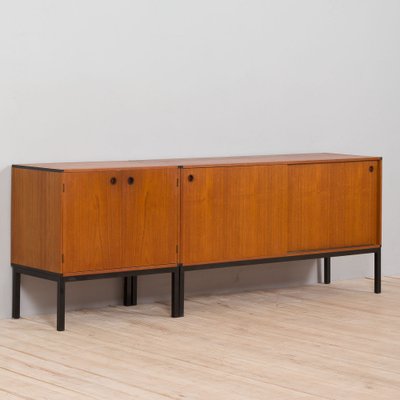 Danish Teak Credenzas by Aksel Kjersgaard, 1960s, Set of 2-UE-986429