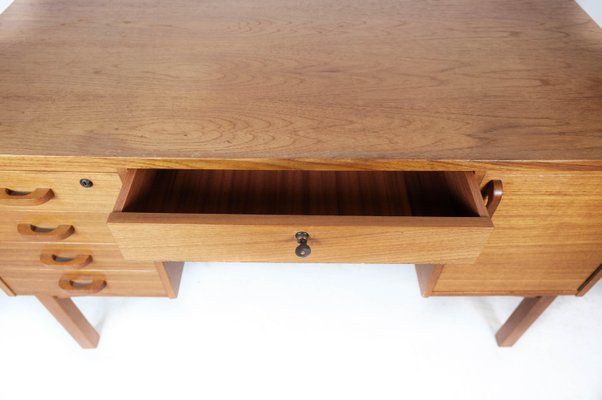 Danish Teak Desk, 1960s-UY-1000706