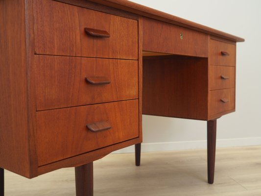 Danish Teak Desk, 1970s-VND-1795645