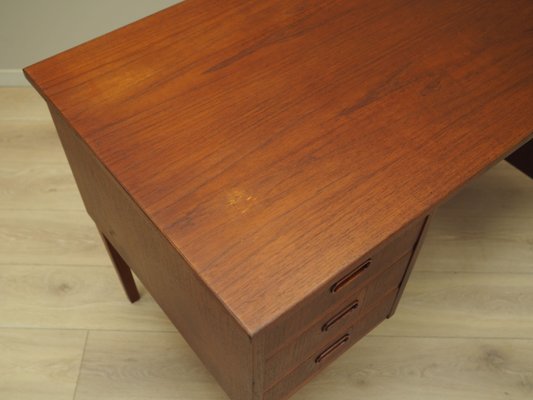 Danish Teak Desk, 1970s-VND-2017362