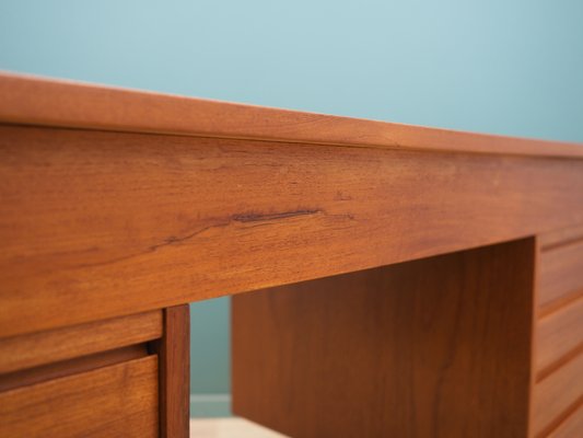 Danish Teak Desk, 1970s-VND-1784369