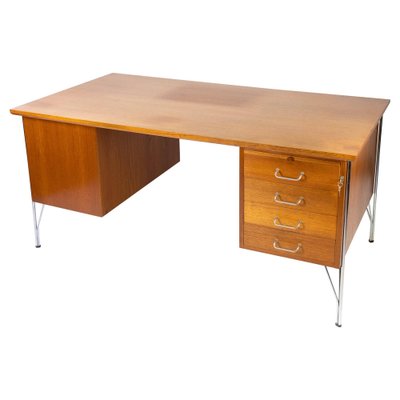 Danish Teak Desk, 1970s-UY-980661