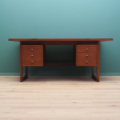 Danish Teak Desk, 1970s-VND-2019693