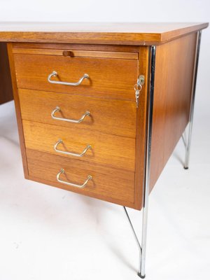 Danish Teak Desk, 1970s-UY-980661