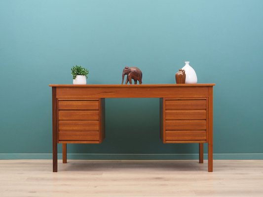 Danish Teak Desk, 1970s-VND-1784369