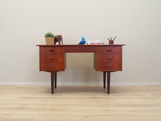 Danish Teak Desk, 1970s-VND-1795645