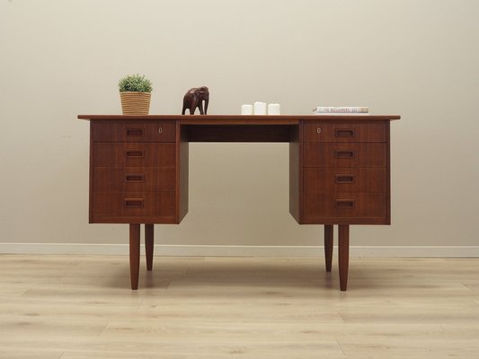 Danish Teak Desk, 1970s-VND-1811052