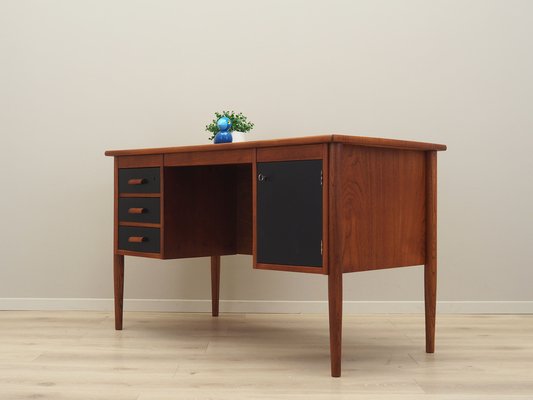 Danish Teak Desk, 1970s-VND-1790245