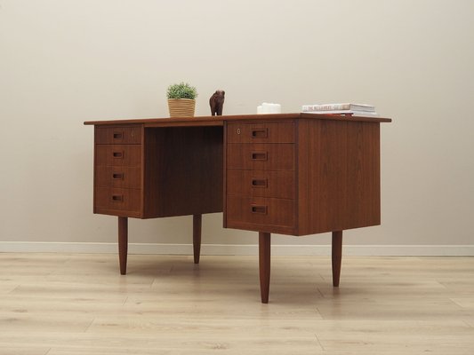 Danish Teak Desk, 1970s-VND-1811052