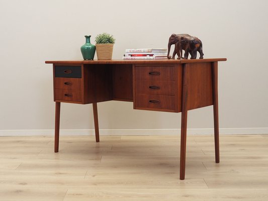 Danish Teak Desk, 1970s-VND-1802464