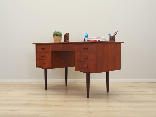 Danish Teak Desk, 1970s-VND-1795645