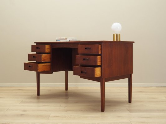 Danish Teak Desk, 1970s-VND-2017362