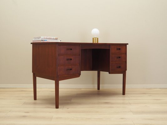 Danish Teak Desk, 1970s-VND-2017362