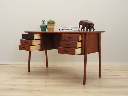 Danish Teak Desk, 1970s-VND-1802464