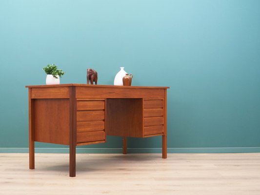 Danish Teak Desk, 1970s-VND-1784369