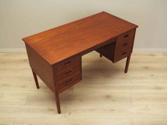 Danish Teak Desk, 1970s-VND-2017362