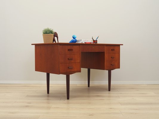 Danish Teak Desk, 1970s-VND-1795645