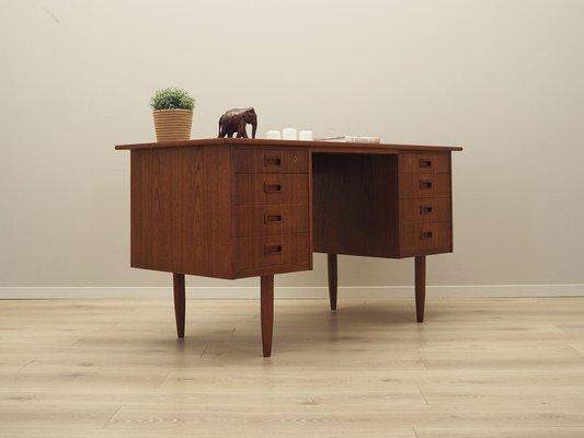 Danish Teak Desk, 1970s-VND-1811052