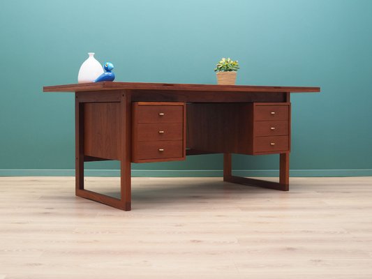 Danish Teak Desk, 1970s-VND-2019693