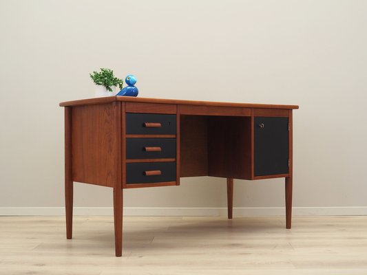 Danish Teak Desk, 1970s-VND-1790245