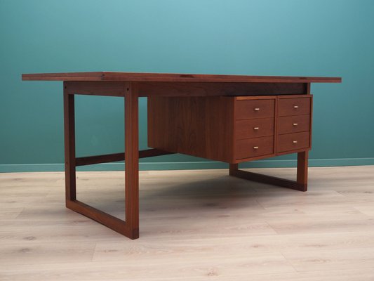 Danish Teak Desk, 1970s-VND-2019693