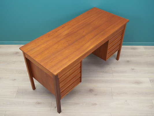 Danish Teak Desk, 1970s-VND-1784369