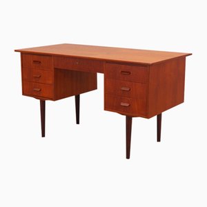 Danish Teak Desk, 1970s-VND-1795645