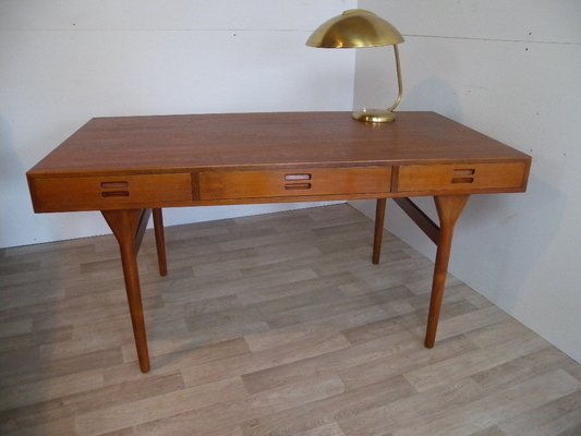 Danish Teak Desk by Nanna Ditzel for Soren Willadsen, 1950s-FEO-1791592